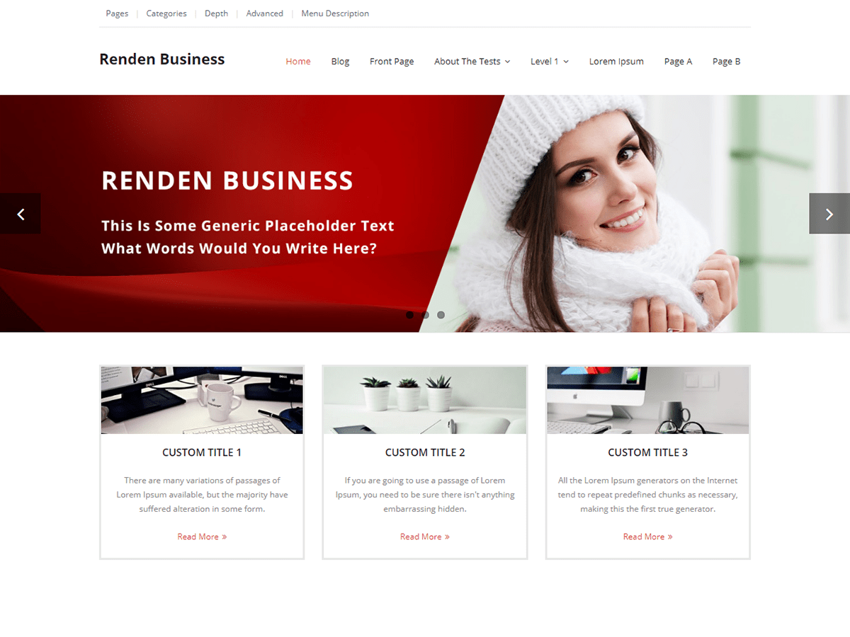 Download Renden Business 1.0.5 – Free WordPress Theme