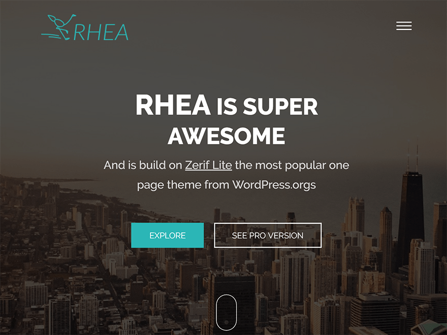 Download Rhea 1.0.5 – Free WordPress Theme
