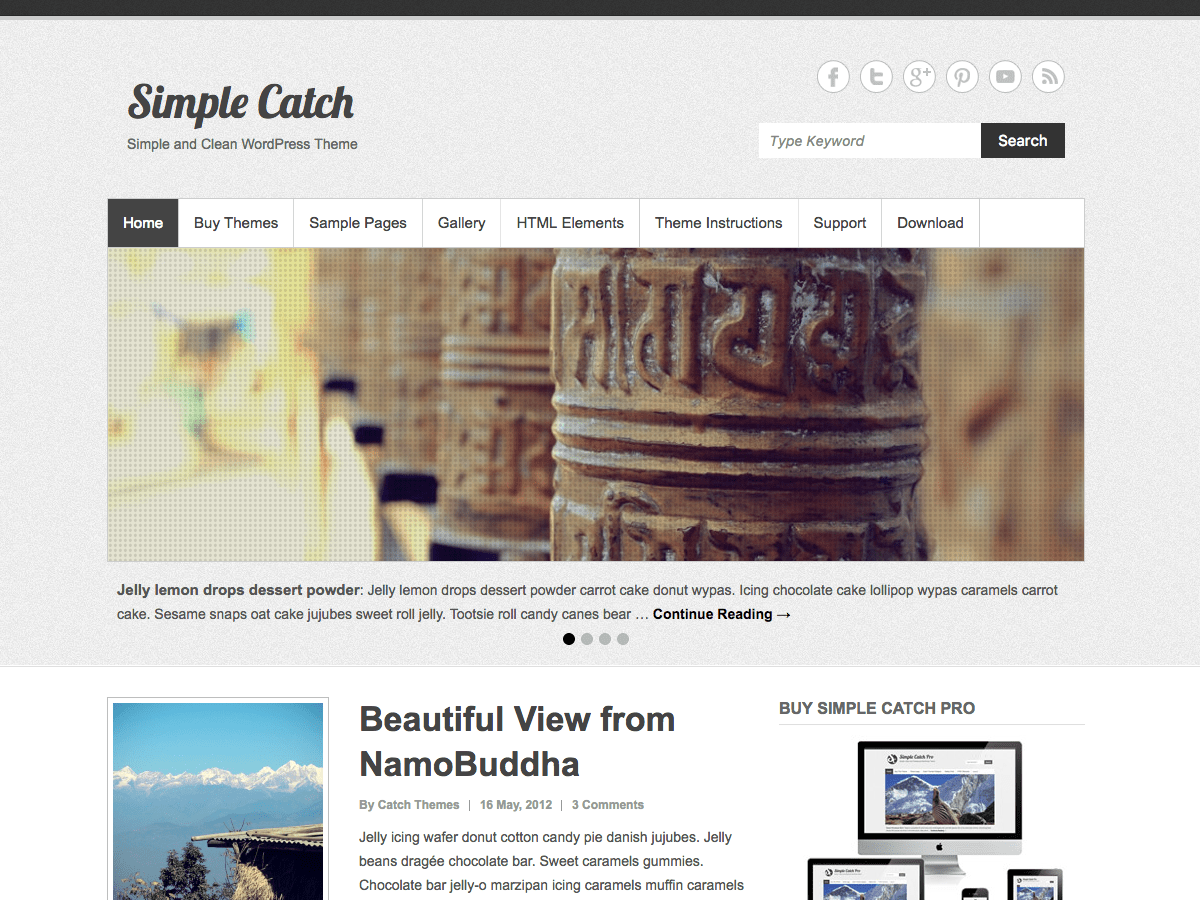 Download Simple Catch 3.6.2 – Free WordPress Theme
