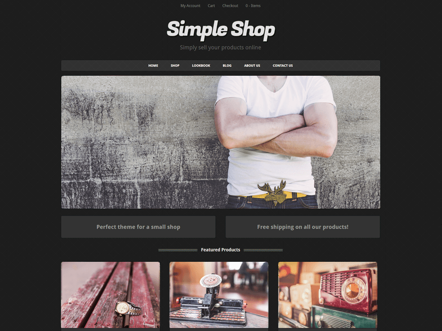 Download Simple Shop 1.1.4 – Free WordPress Theme
