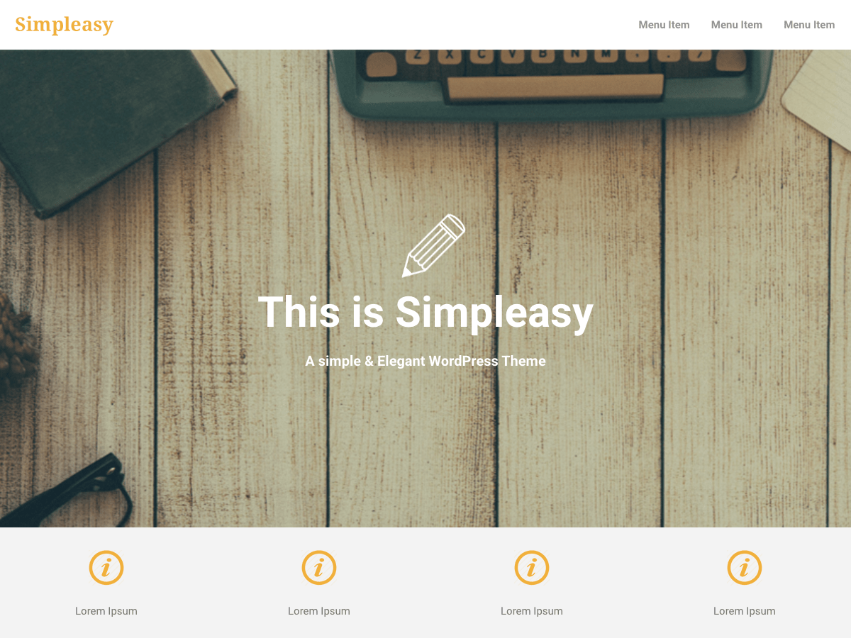 Download Simpleasy 1.6 – Free WordPress Theme