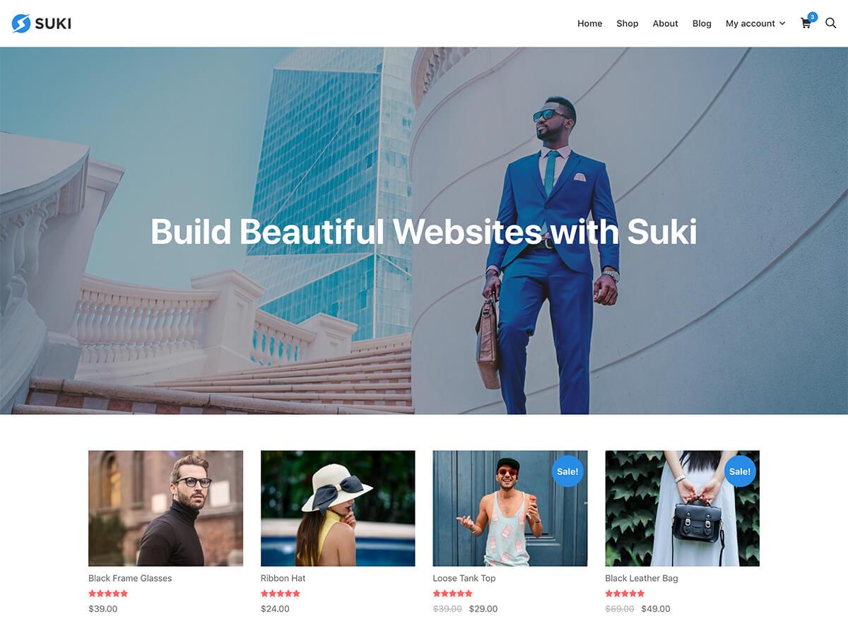 Download Suki 0.6.0 – Free WordPress Theme