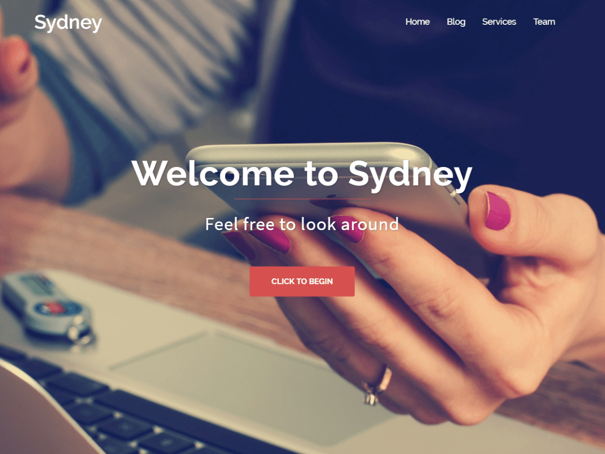 Download Sydney 1.52 – Free WordPress Theme