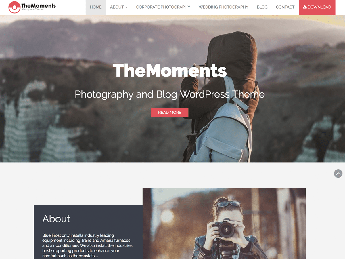 Download TheMoments 1.2.8 – Free WordPress Theme