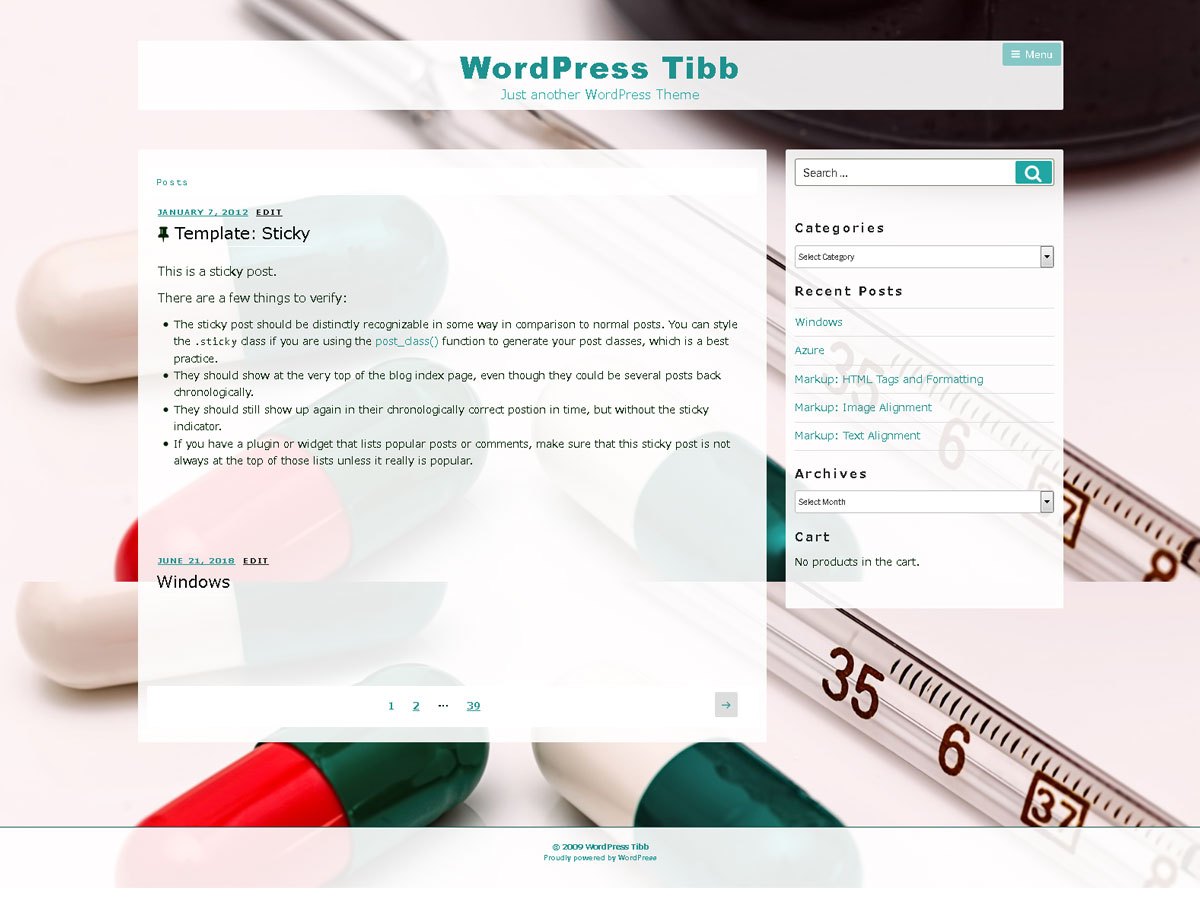Download Tibb 1.0.6 – Free WordPress Theme
