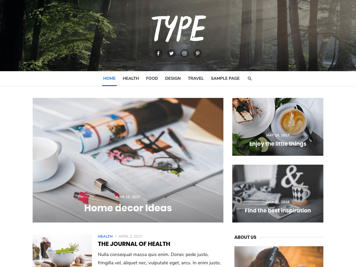 Download Type 1.1.0 – Free WordPress Theme