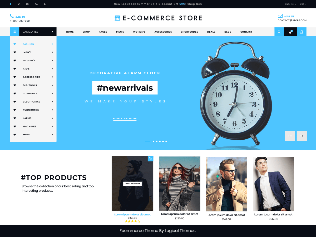 Download Ultimate Ecommerce Shop 0.3.1 – Free WordPress Theme