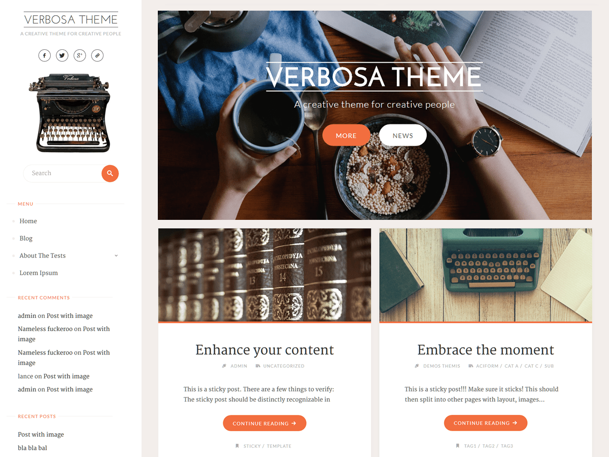 Download Verbosa 1.1.0 – Free WordPress Theme