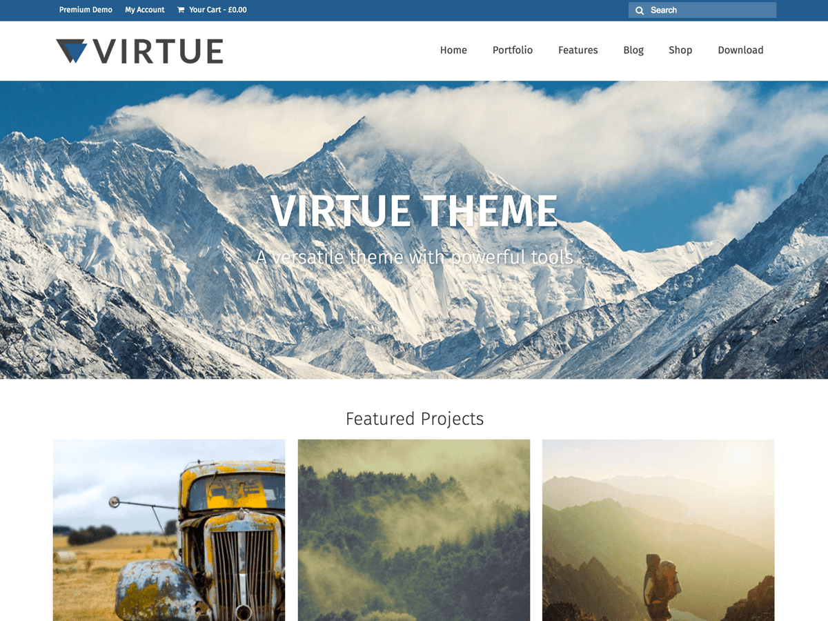 Download Virtue 3.2.9 – Free WordPress Theme