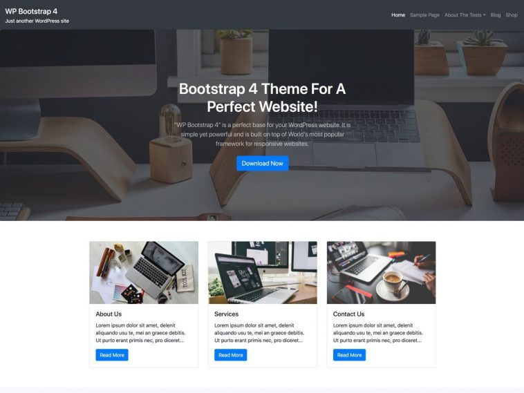 WP Bootstrap 4 1.0.9 1