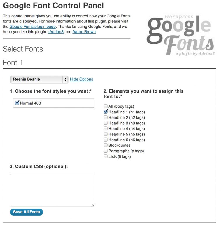 WP Google Fonts v3.1.4 1