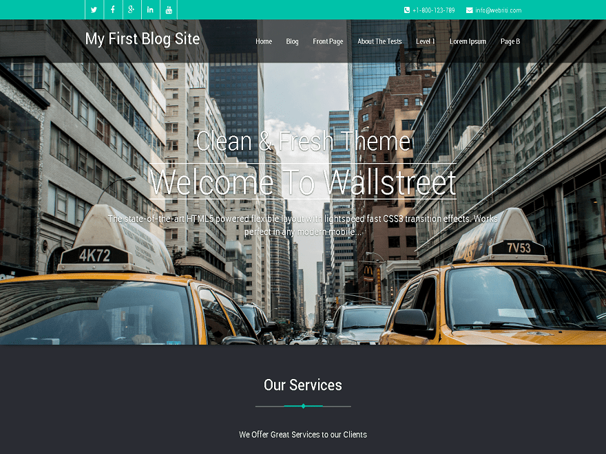 Download Wallstreet 1.7.8.4 – Free WordPress Theme