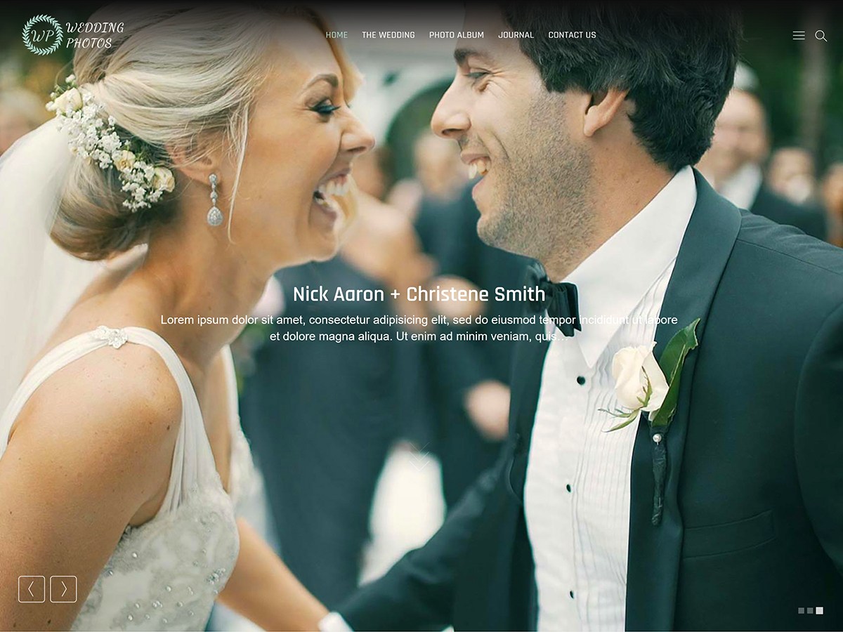 Download Wedding Photos 1.0.2 – Free WordPress Theme