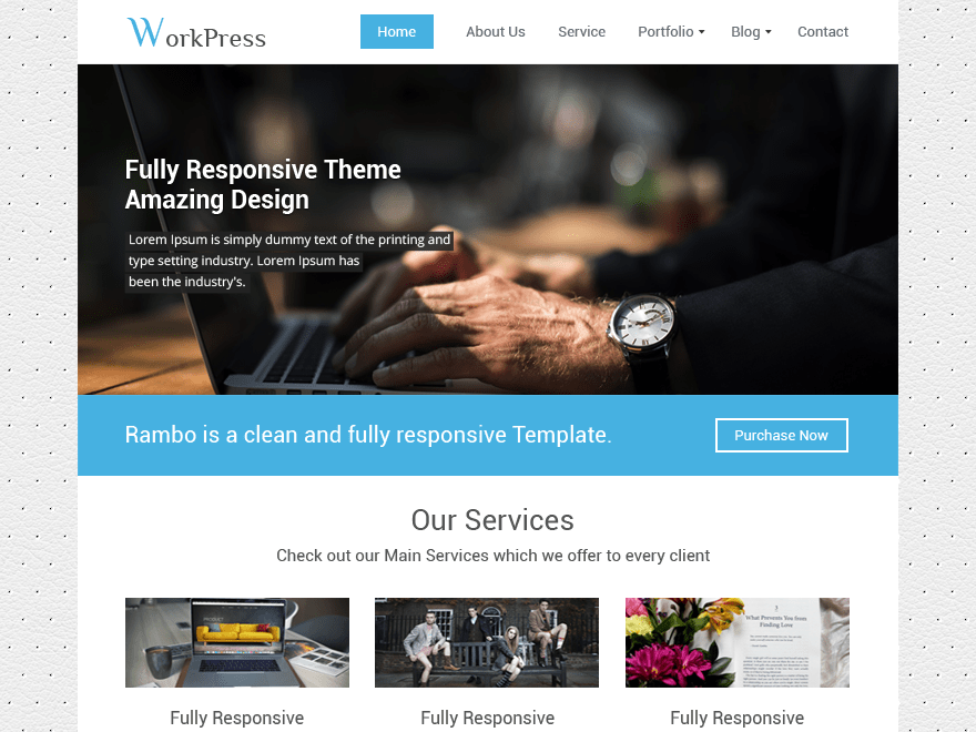 Download Workpress 1.4 – Free WordPress Theme