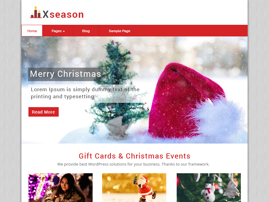 Download Xseason 1.0 – Free WordPress Theme