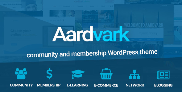 Download Aardvark - BuddyPress, Membership & Community Theme Free