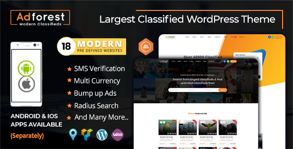 Download AdForest - Classified Ads WordPress Theme Free