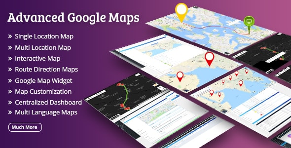 Download Advanced Google Maps   – Free WordPress Plugin