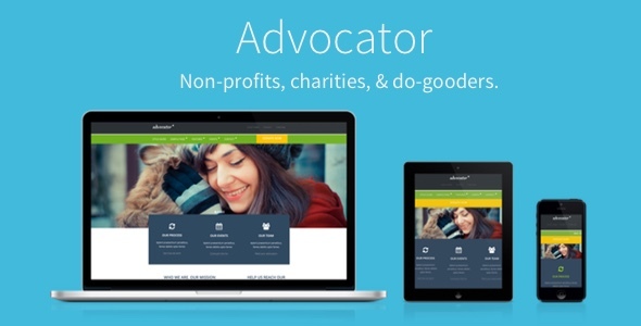 Download Advocator v.2.5 - Nonprofit & Charity Responsive WordPress Theme Free