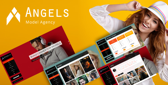 Download Angel - Fashion Model Agency WordPress CMS Theme Free