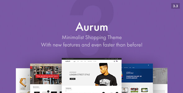 Download Aurum v.3.4.5 - Minimalist Shopping Theme Free