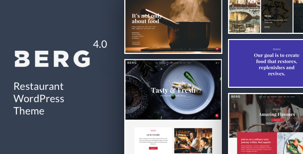 Download BERG - Restaurant WordPress Theme Free