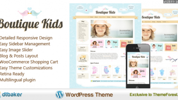 Download Boutique Kids - Creative WordPress Theme Free