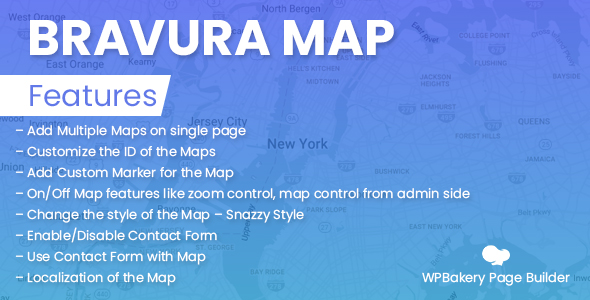 Download Bravura Map for WPBakery Page Builder  - Free Wordpress Plugin