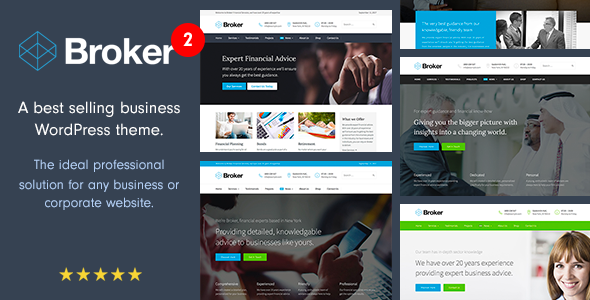 Download Broker v.6.7.5 - Business and Finance WordPress Theme Free