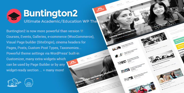 Download Buntington - Education WP Theme Free