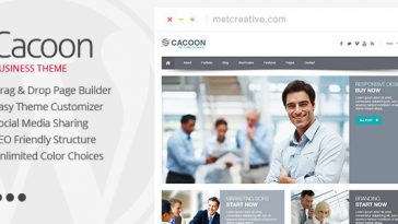 Download Cacoon - Responsive Business WordPress Theme Free