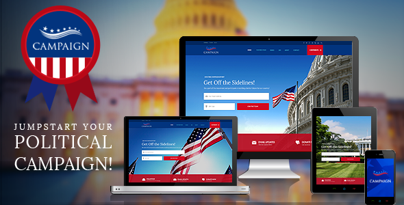 Download Campaign - Your Political WordPress Theme Free