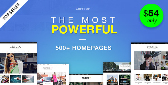 Download CheerUp Blog / Magazine v.5.1.0 - WordPress Blog Theme Free