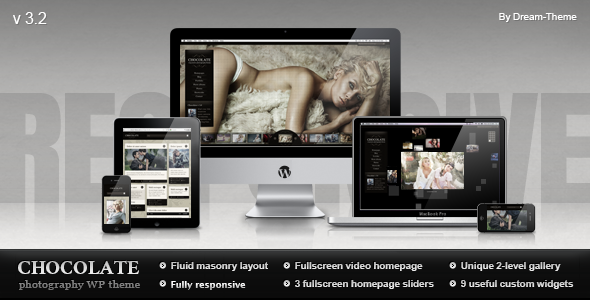 Download Chocolate WP – Responsive Photography Theme Free