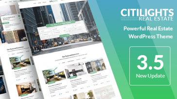 Download CitiLights - Real Estate WordPress Theme Free