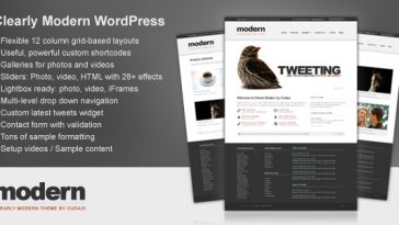 Download Clearly - Modern WordPress by Cudazi Free
