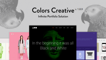 Download Colors Creative - Portfolio for Freelancers & Agencies Free