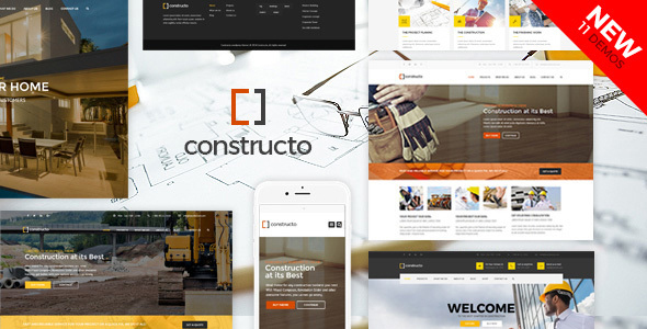 Download Constructo – Construction WordPress Theme Free