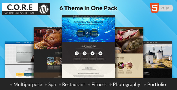 Download Core One v.4.9.1 - Multipurpose One Page Theme Free