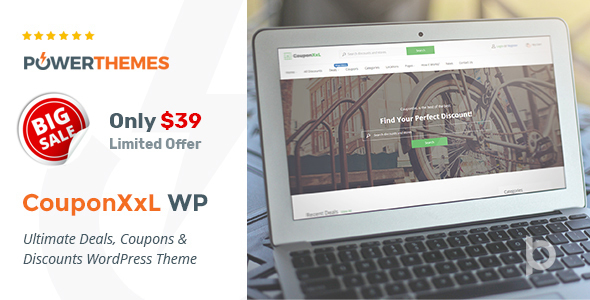 Download CouponXxL v.1.9.3 – Deals, Coupons & Discounts WP Theme Free