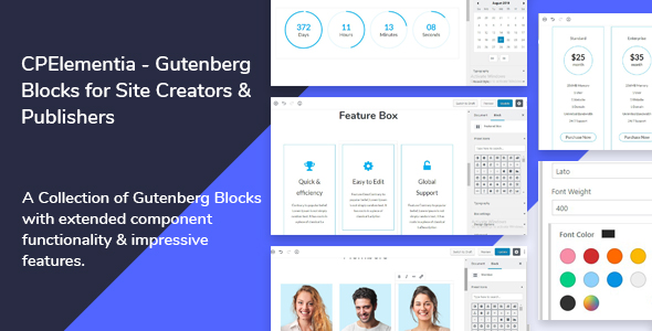 Download CPElementia Gutenberg Blocks for Site Creators - Free Wordpress Plugin