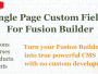 Download Custom Field Element for Fusion Builder  - Free Wordpress Plugin