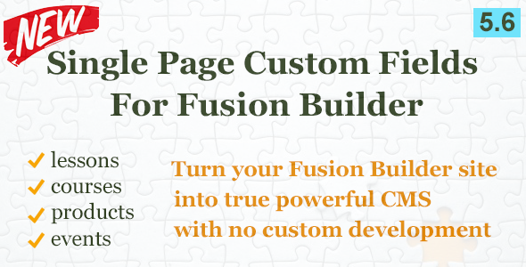 Download Custom Field Element for Fusion Builder  - Free Wordpress Plugin