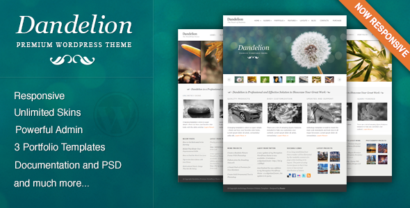 Download Dandelion - Powerful Elegant WordPress Theme Free