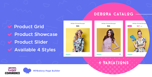 Download Debora  WooCommerce Product Showcase For WPBakery Page Builder – Free WordPress Plugin