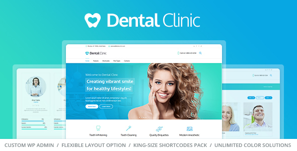 Download Dental Clinic  – Medical & Dentist WordPress Theme Free