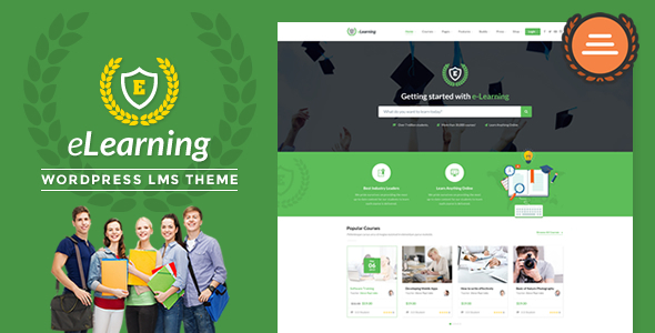 Download eLearning WP - LMS WordPress Theme for Education, eLearning and Online Courses Free