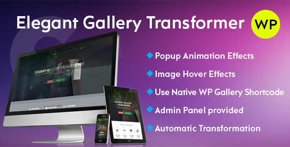 Download Elegant Gallery Transformer  - Free Wordpress Plugin