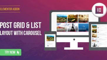 Download Elementor Page Builder Post Grid/List Layout with Carousel - Free Wordpress Plugin