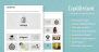 Download Equilibrium  – Clean and Modern WP Portfolio Theme Free